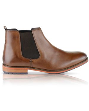 Silver Street London Argyll Chelsea Boots - Brown