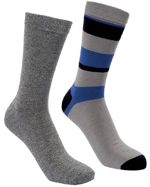 Trespass Adult Cinque Socks (Pack Of 5) - Grey