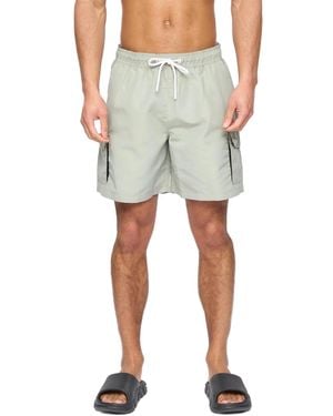 Henleys Henulty Swim Shorts (Sage) - Green