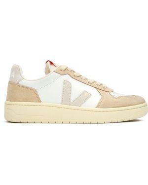 Veja V-82 Leather Trainers - White