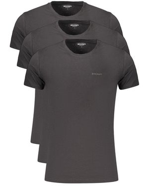 Palm Angels Nero Cotton Men's T - Grey