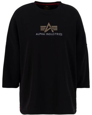 Alpha Industries Crystal Oversized Sweatshirt - Zwart