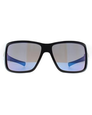 Police Square Shiny Smoke Mirror Spln37M Tailwind 5 - Blue