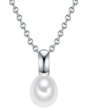 Valero Pearls Sterling Necklace - Metallic