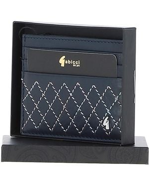 Gabicci Real Leather Card Holder - Blue