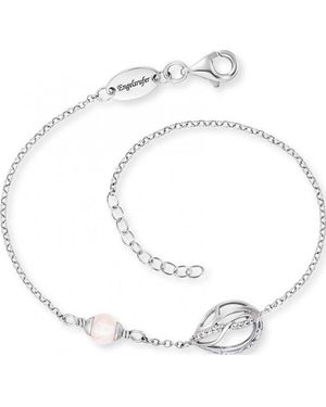 Engelsrufer Erb-Tearlifl-Rq-Zi Ladies Tear Of Heaven Flower Of Life Bracelet - White