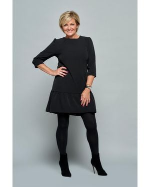 Mart Visser Caroline Tensen Floro Jurk - Zwart