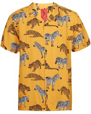 Luke 1977 Calala Island Printed Shirt - Yellow