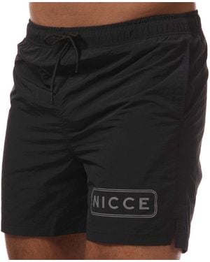 Nicce London Plinth Swim Short - Black
