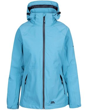 Trespass Ladies Tilbury Tp75 Waterproof Jacket (Storm) - Blue