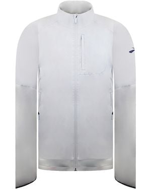 Brooks Fushion Hybrid Running Jacket - Grey