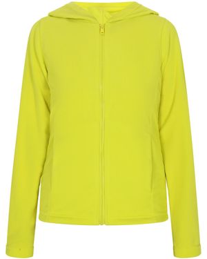 myMo Fleece Jas Kalk - Geel
