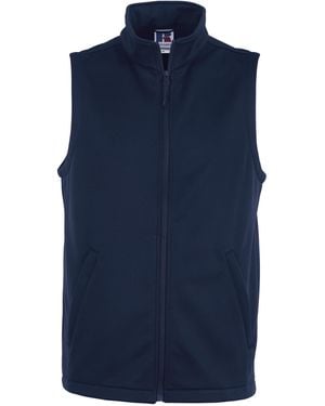 Russell Smart Softshell Gilet Jacket (French) - Blue