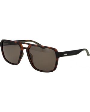Fila Sfi725 58878P 58 878P Sunglasses - Black
