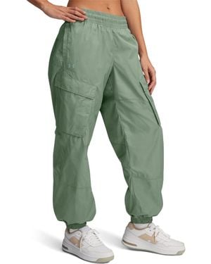 Under Armour Unstoppable Woven Sheen Cargos - Green