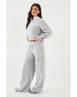 DSGN Studio Contrast Button Up Jogger - Grey