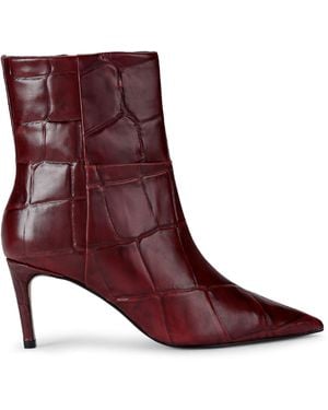 KG by Kurt Geiger Leather Strict Ankle Boots - Brown