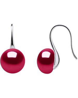 Ateliers Saint Germain Earrings Real Cultured Freshwater Pearls Button 9-10 Mm