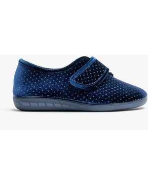 Lotus Janet Slippers - Blue