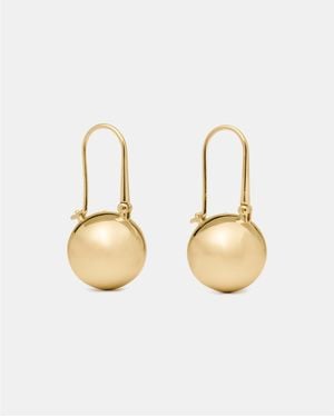 Kate Spade Dot Drop Huggies - Metallic