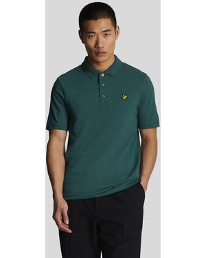 Lyle & Scott Plain Polo Shirt - Green