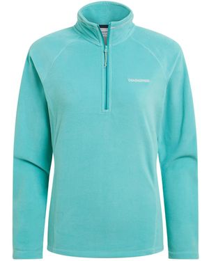 Craghoppers Ladies Miska Vi Half Zip Fleece (Glazed Aqua) - Blue