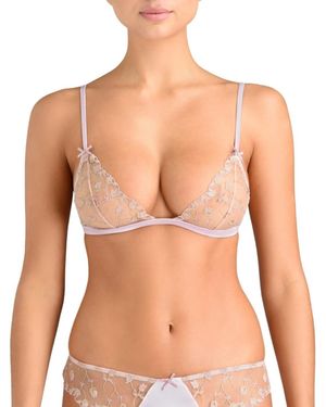 Coco De Mer Eli-004-04 Muse By Elizabeth Triangle Bra - Green