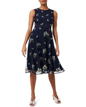 Hobbs Julia Dress - Blue