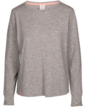 Trespass Ladies Rina Marl Long-Sleeved Top - Grey