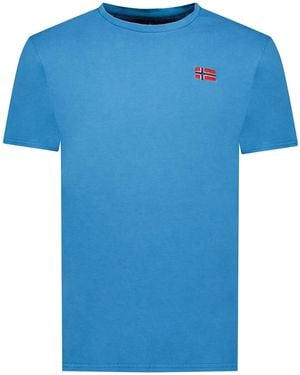 GEOGRAPHICAL NORWAY Short Sleeve T-Shirt Sy1363Hgn - Blue