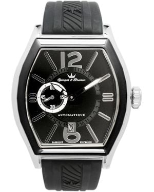 Yonger Dial With Case Watch Rubber - Black