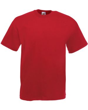 Fruit Of The Loom Valueweight Short Sleeve T-Shirt - Red