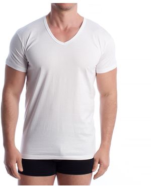 Q En Short Sleeve Cotton Undershirt Q1004 - White