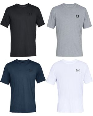 Under Armour Sportstyle Left Chest Short Sleeve Shirt - Blue