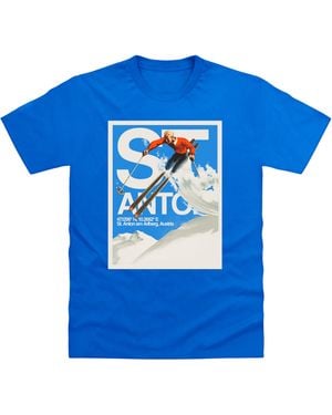Park Fields Pierce Archive St.Anton Graphic T-Shirt Bright - Blue