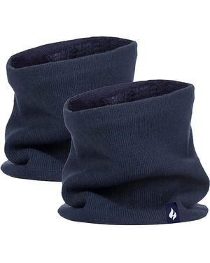 Heat Holders 2 Pack Thermal Winter Neck Warmer - Blue