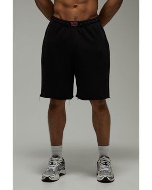 BoohooMAN Active Boxing 9Inch Short - Black
