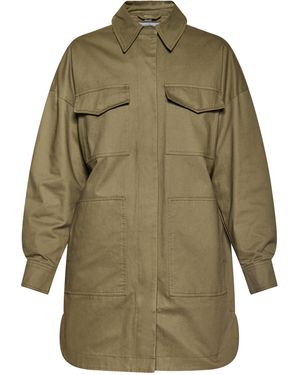 Dreimaster Jas Dames Militaire Olijf - Groen