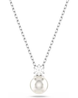 Swarovski 'Matrix' Base Metal Necklace - Metallic