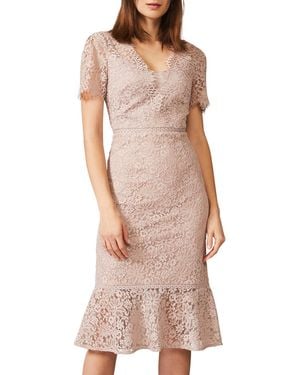 Phase Eight Lorella Lace Dress - Natural