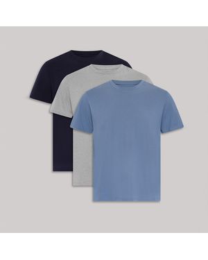 Ted Baker 3-Pack Crew Neck T-Shirts & Tank Tops Mix - Blue