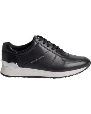 Michael Kors Allie Leather Trainers 43R5Alfp3L For - Black