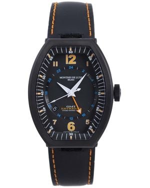Montres De Luxe Estremo Watch Leather - Black