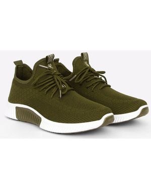 Crosshatch Rideout Trainers - Green