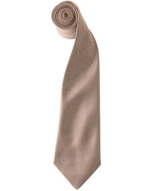 PREMIER Colours Satin Clip Tie (Pack Of 2) - Natural