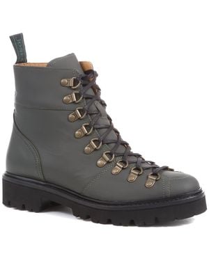 Jones Bootmaker Katia Leather Hiker Boots - Black
