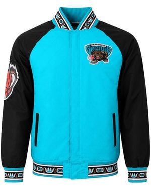 Mitchell & Ness Nba Vancouver Grizzlies 75Th Warm Up Jacket - Blue