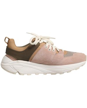 Dondup Suede Laceup Fashion Trainers - Brown