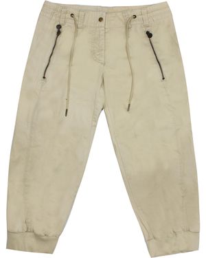 Nike Cropped Trousers Capri Joggers 213236 168 Cotton - Natural