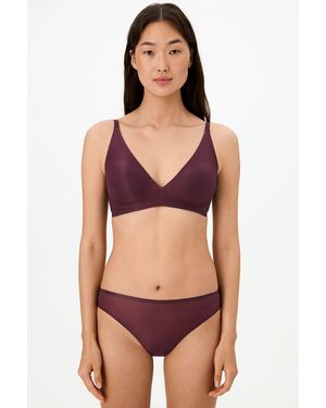 Penti No-Show Zerogram Decolette Padded Bra - Red